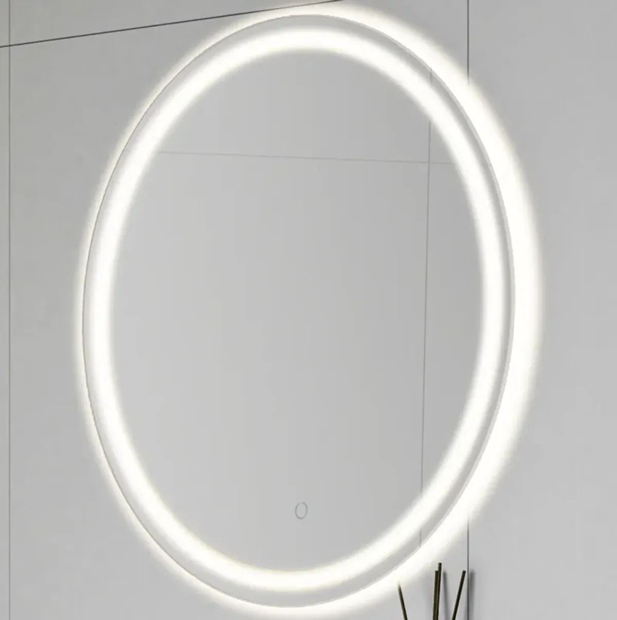 Dane Frameless Antifog Front/Back-Lit Bathroom Vanity Mirror with Smart Touch