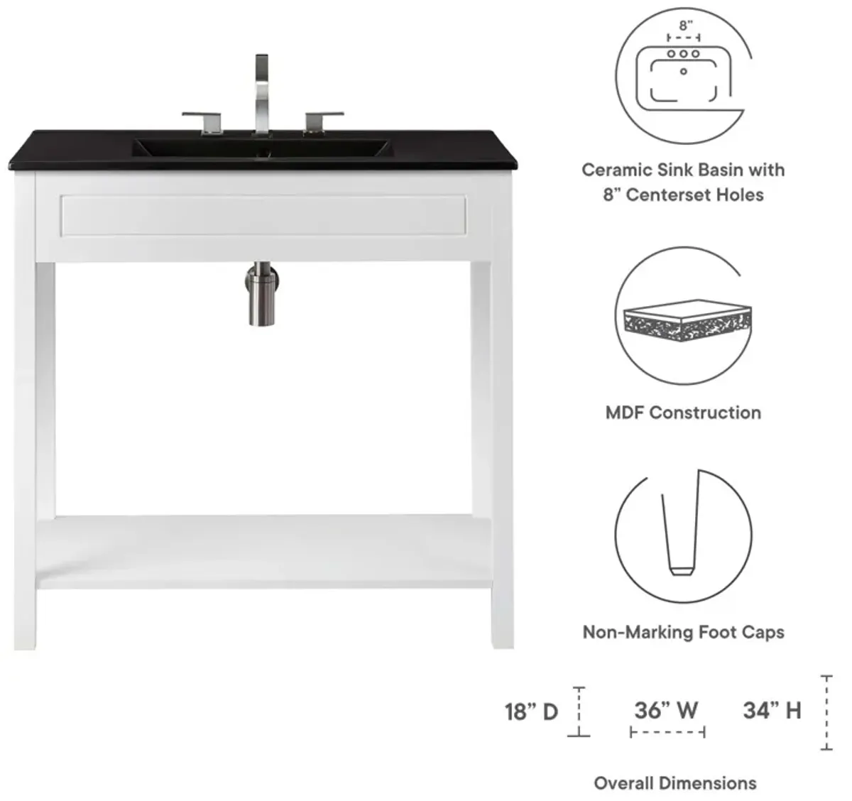 Altura 36" Bathroom Vanity