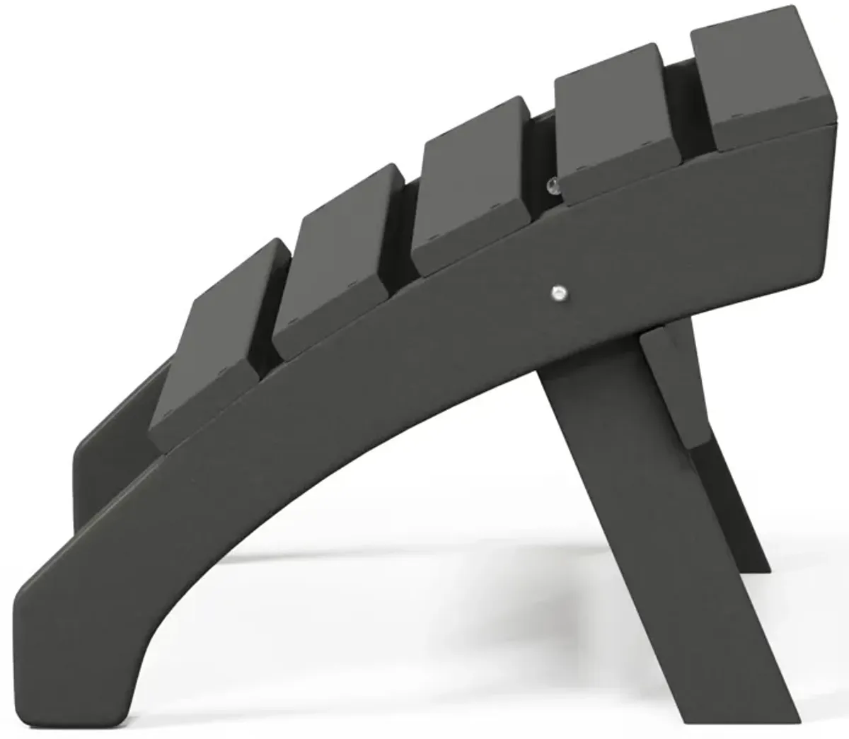 WestinTrends Outdoor Patio HDPE Adirondack Ottoman Footrest