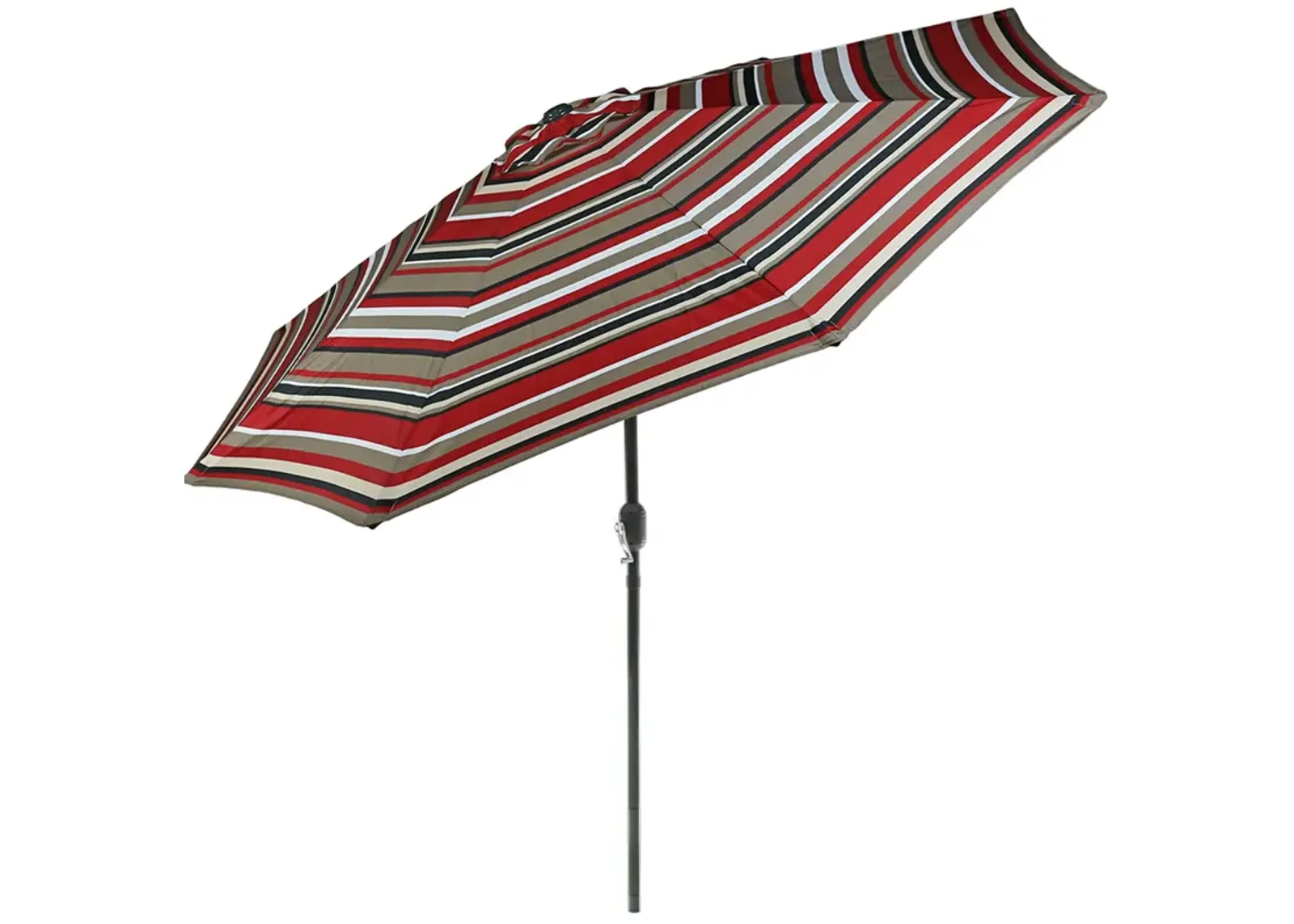 Sunnydaze 9 ft Aluminum Patio Umbrella with Tilt and Crank