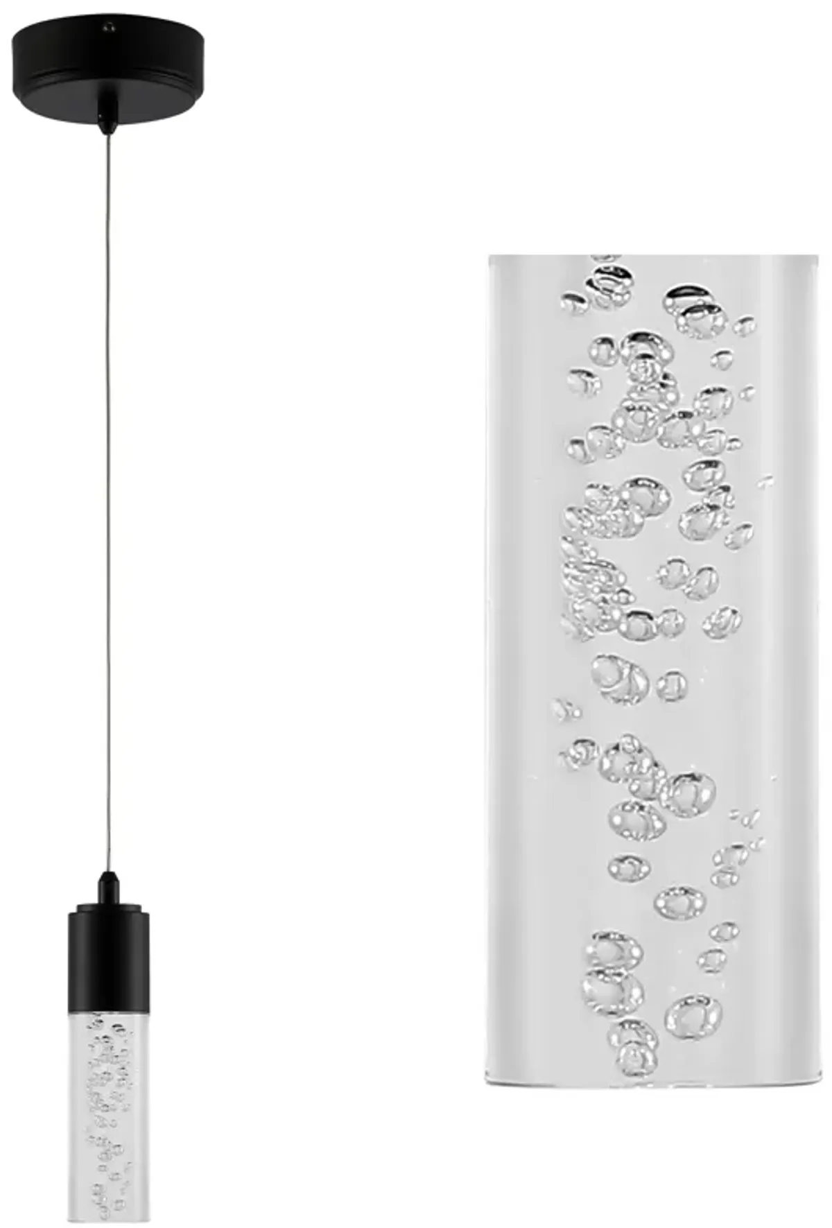 Bolha Bubble Acryliciron Modern Minimalist Integrated LED Pendant