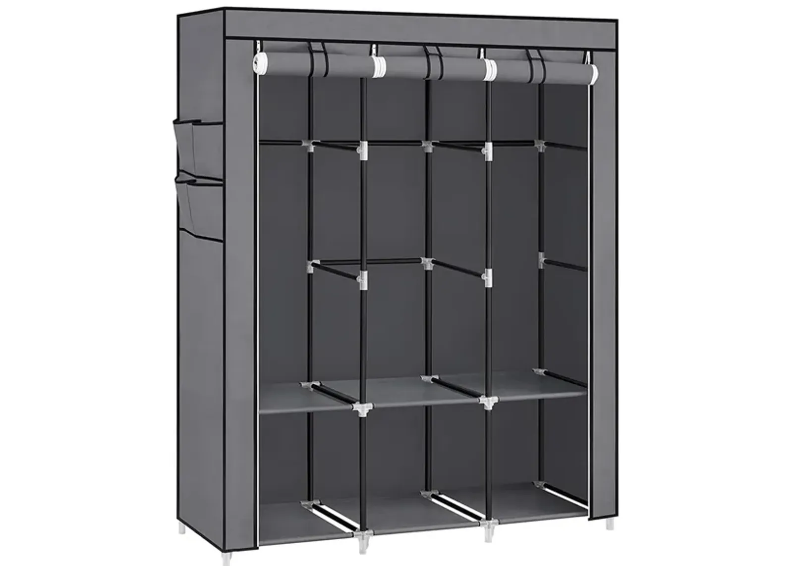 Wardrobe Closet Organizer with Cover