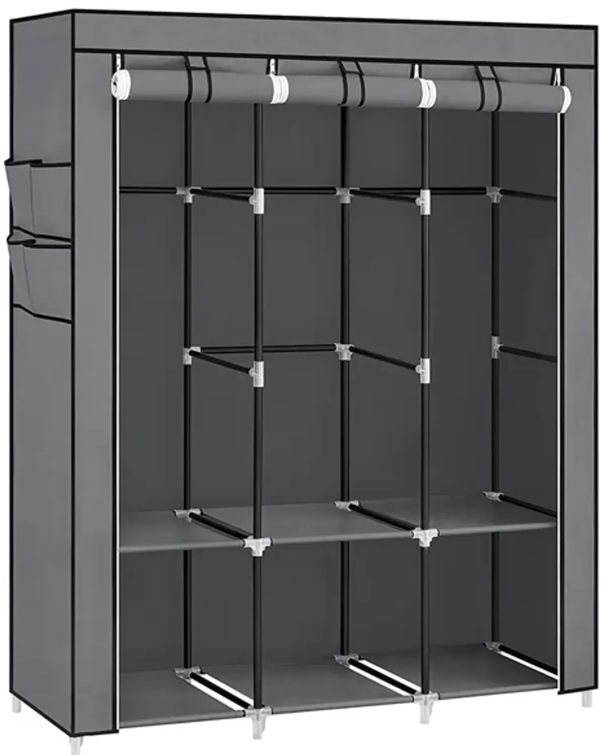 Wardrobe Closet Organizer with Cover