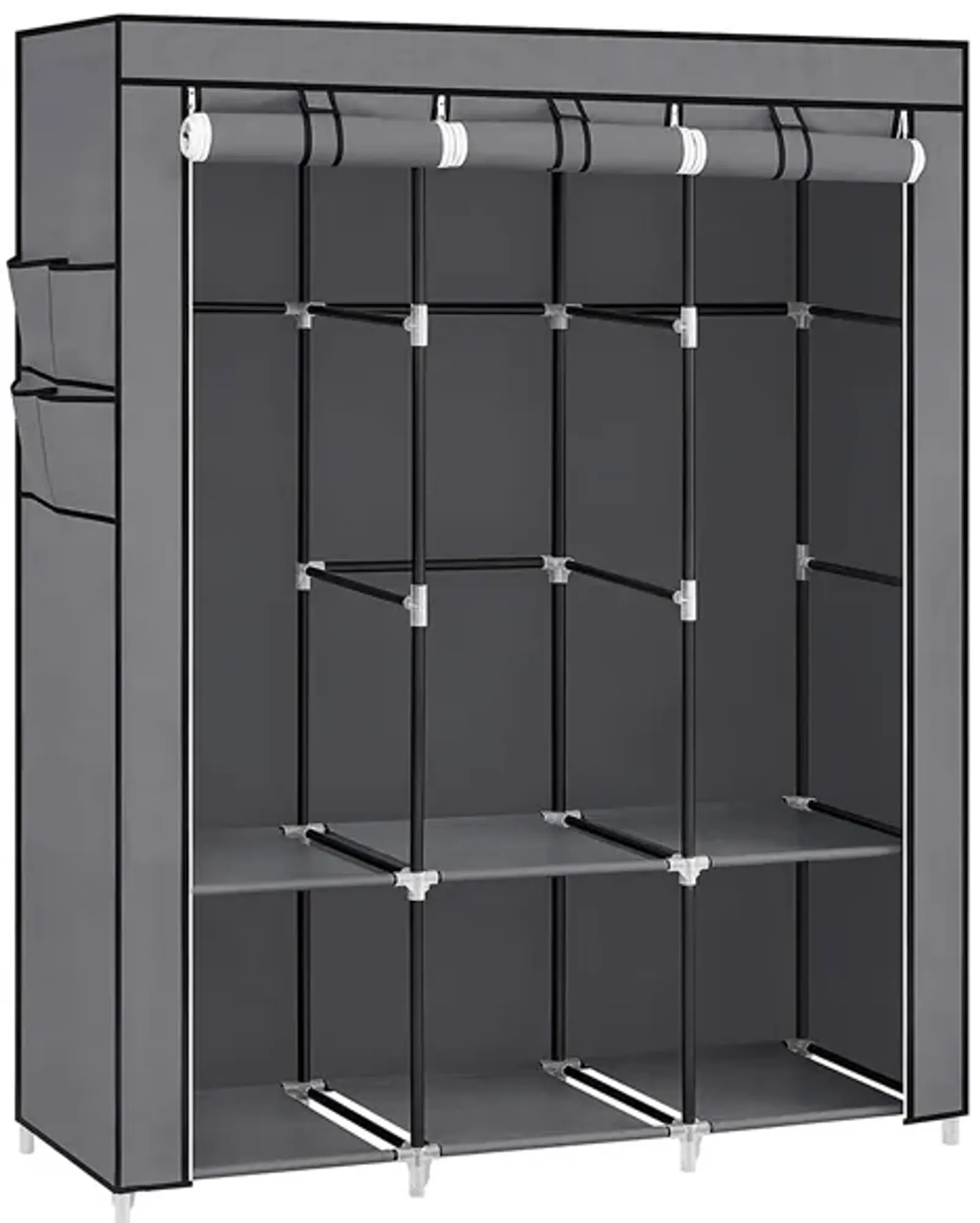 Wardrobe Closet Organizer with Cover