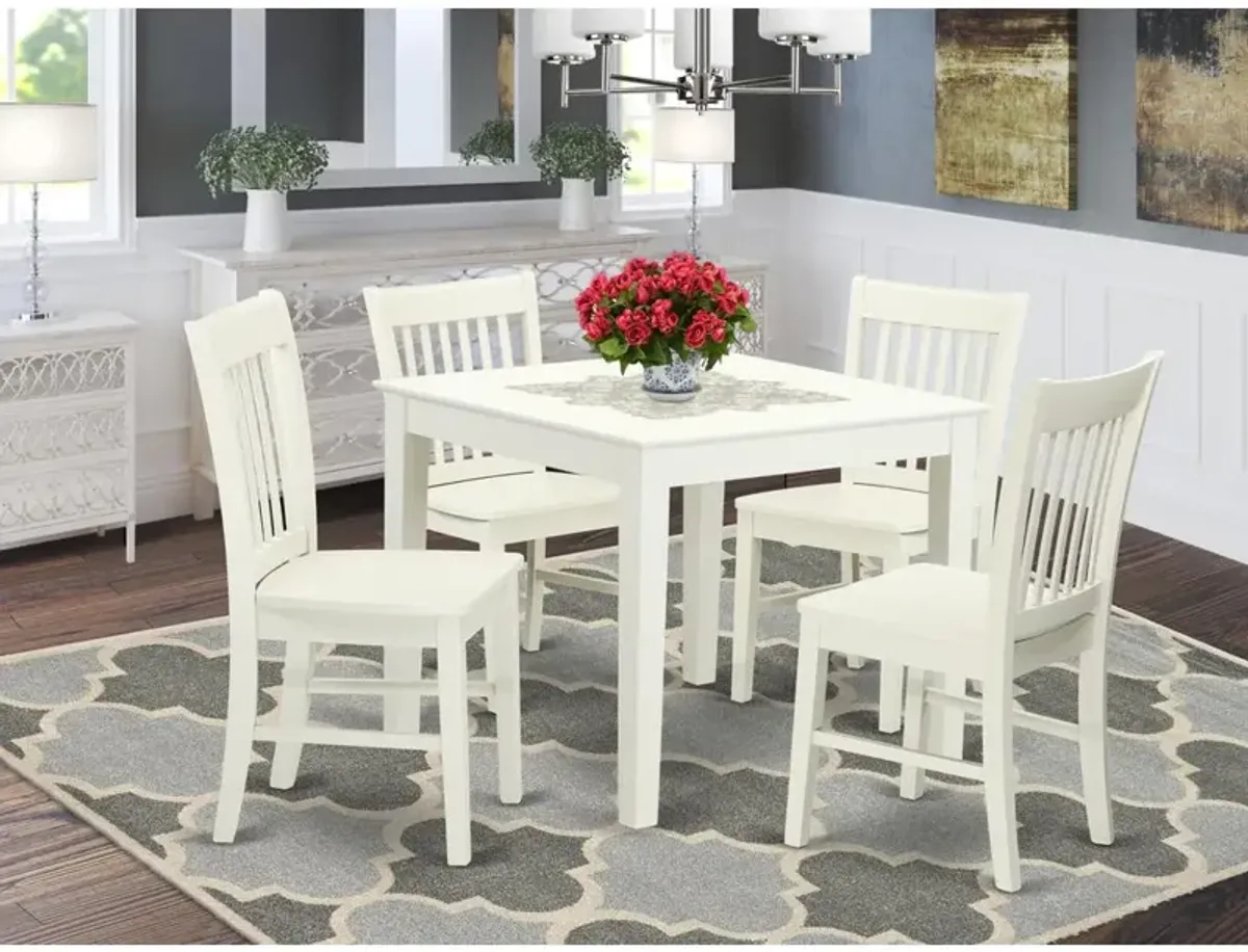 Dining Room Set Linen White