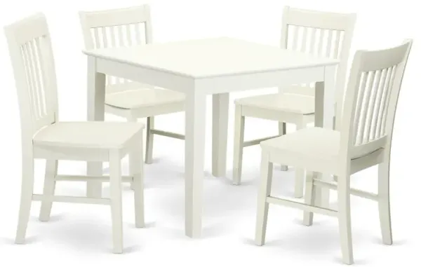 Dining Room Set Linen White