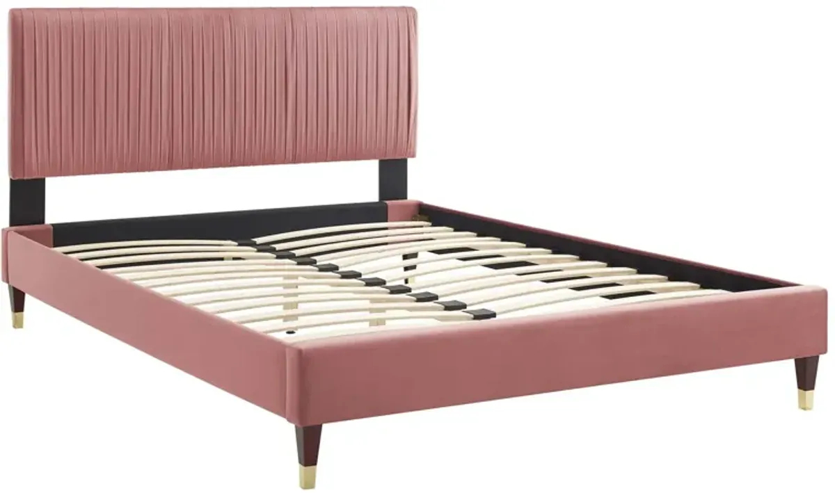 Modway - Peyton Performance Velvet Queen Platform Bed