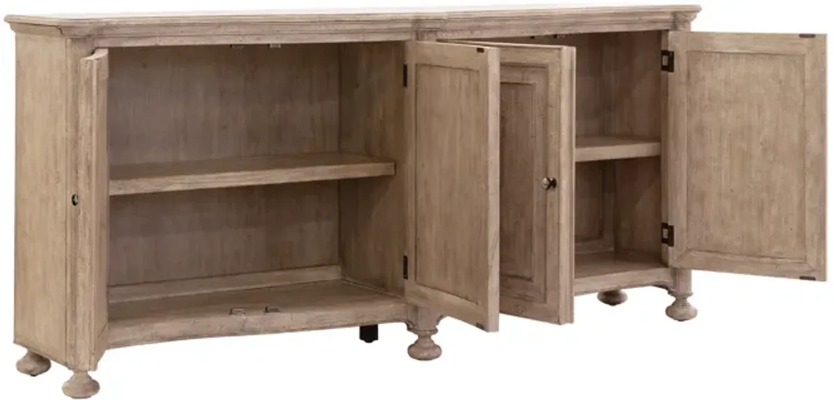 Higgins Street 4-Door Credenza