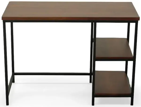 Carolina Living Brayden Desk - Chestnut/Black