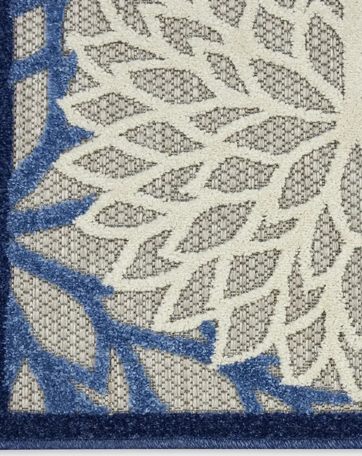 Aloha ALH05 Blue/Multicolor 2' x 6' Rug
