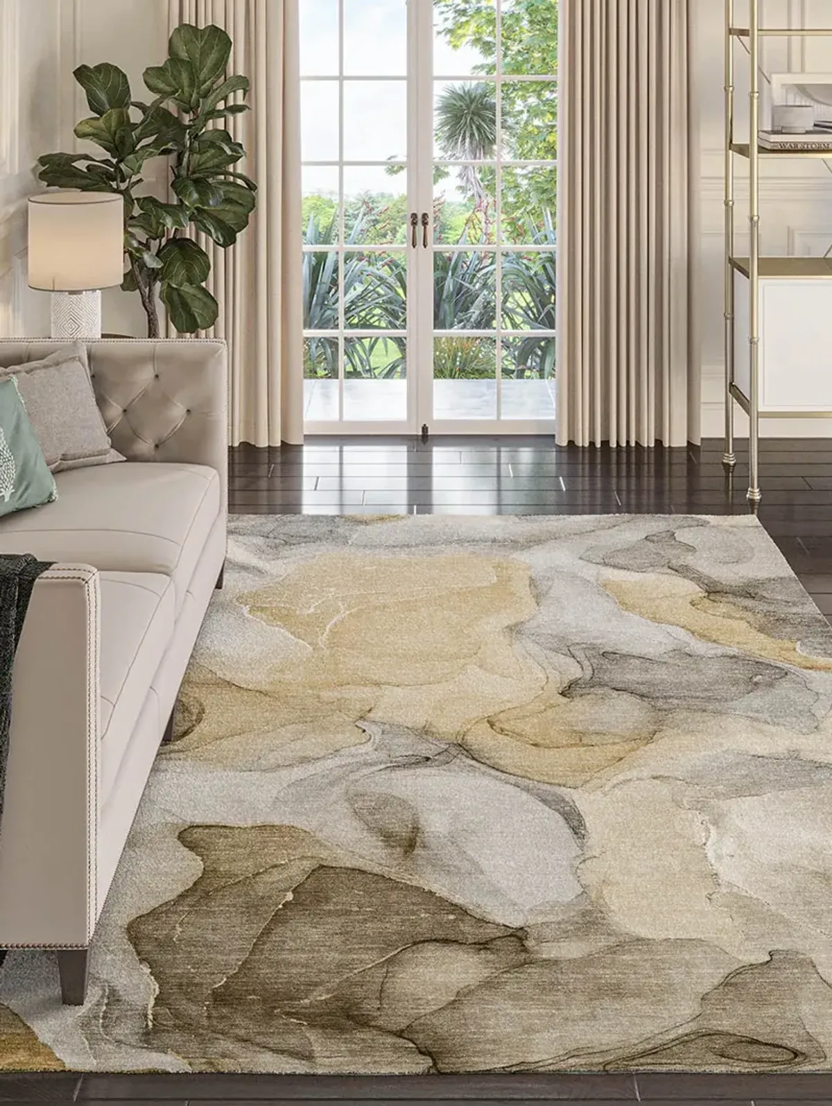 Odyssey OY4 Taupe 5' x 7'6" Rug