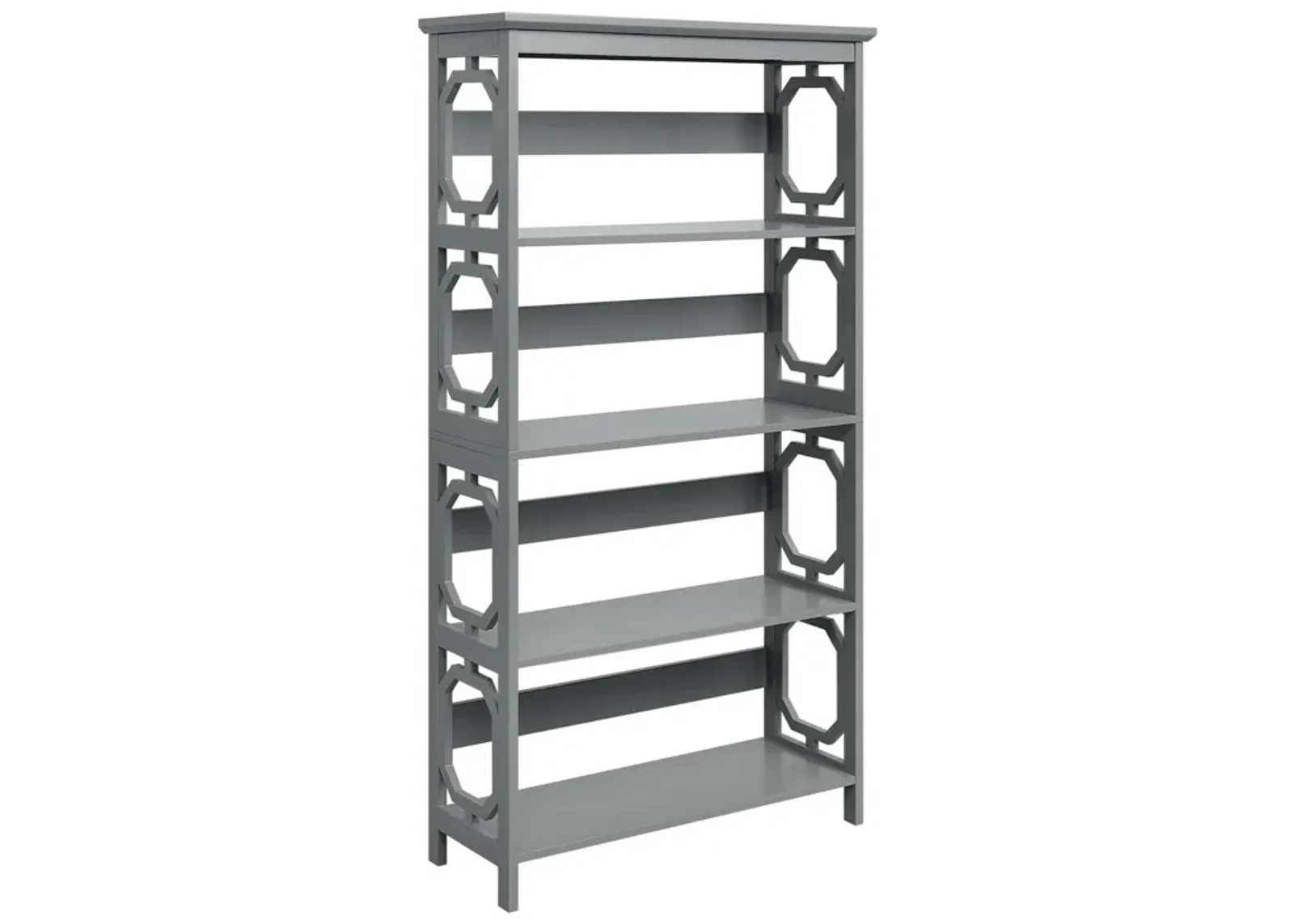 Convenience Concepts Omega 5 Tier Bookcase, Gray