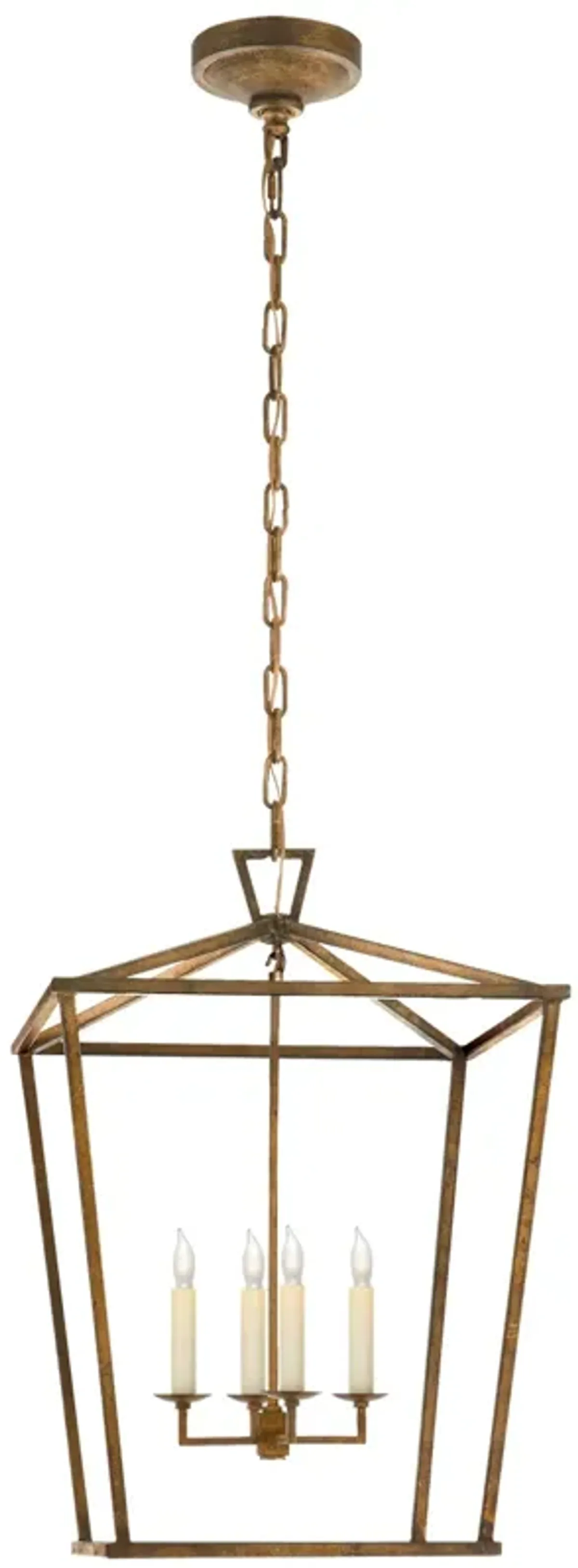 Darlana Wall Lantern in Gilded Iron