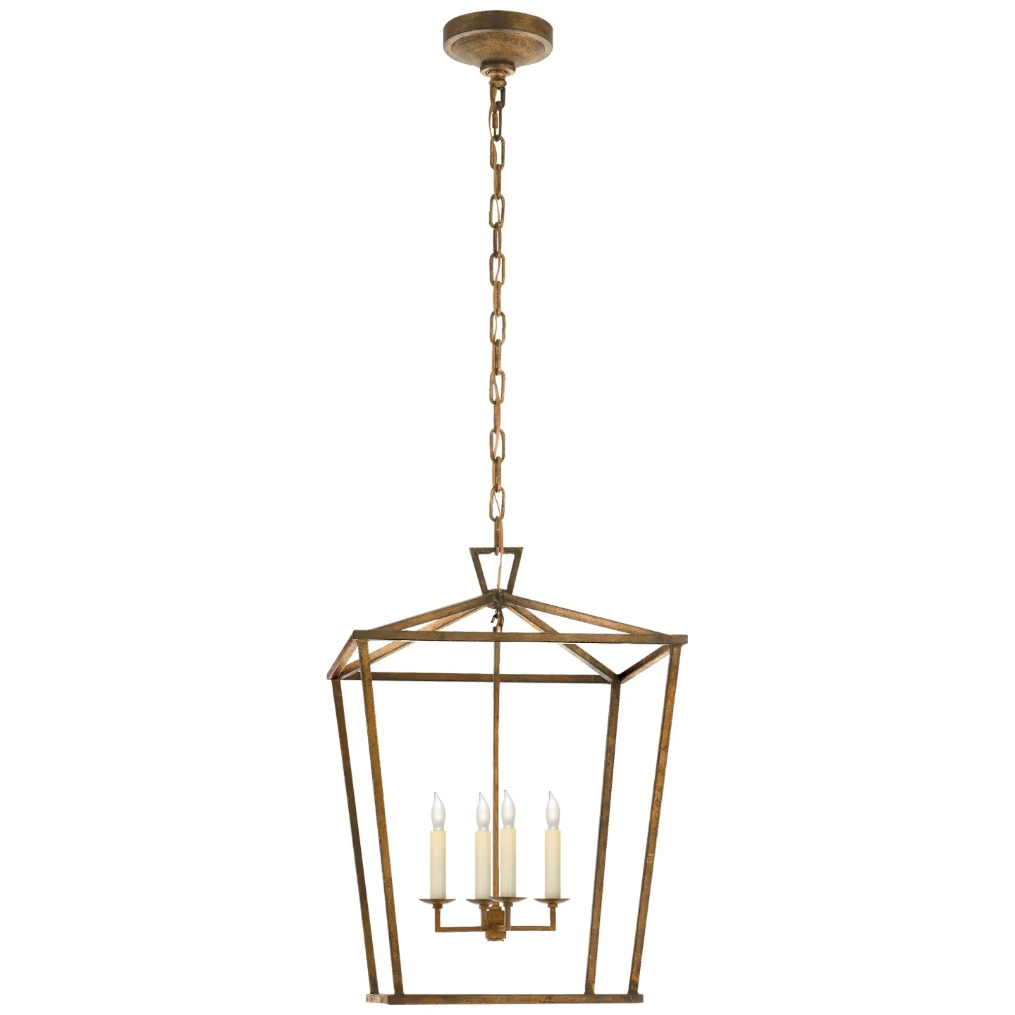 Darlana Wall Lantern in Gilded Iron