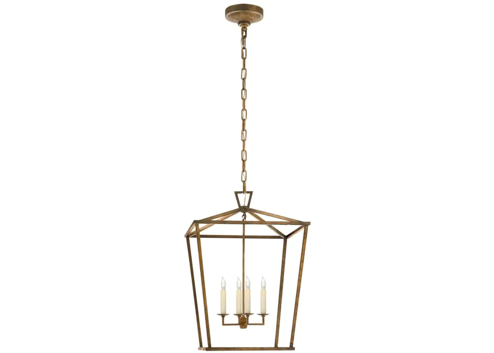 Darlana Wall Lantern in Gilded Iron