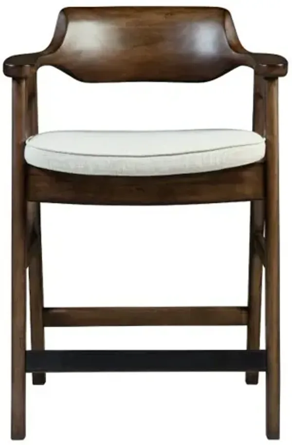 Wagner Dark Brown Counter Chair
