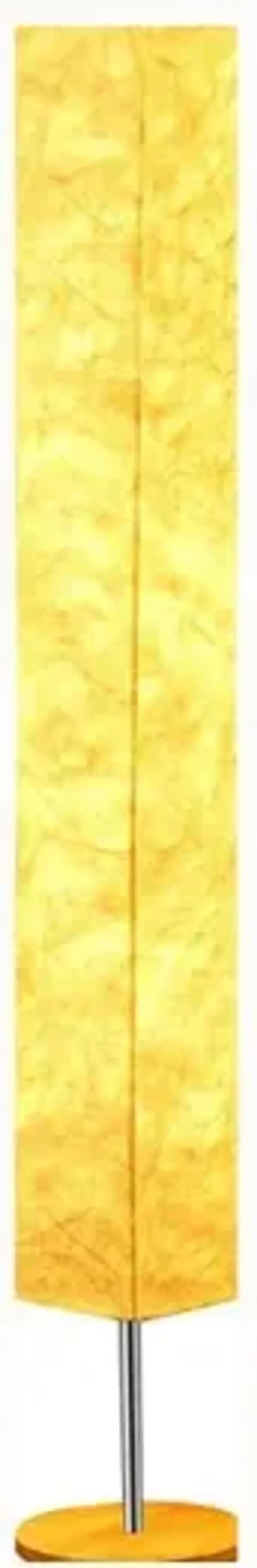 Soft Light Floor Lamp – 58" Tall, Tyvek Shade, Remote-Controlled, 3-Color LED