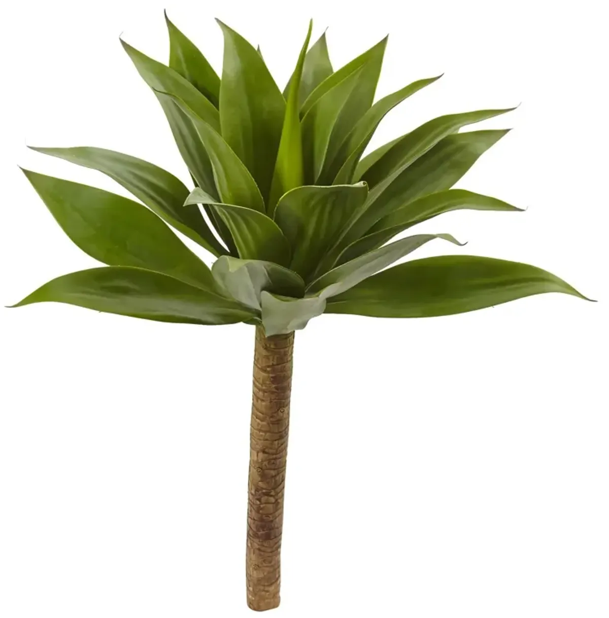 Nearly Natural 32-in Agave Plant w/23 Lvs x 3 Section Stem