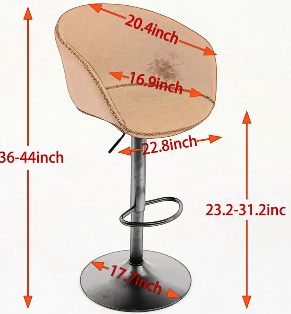 Minimalist Ergonomic Bar Stool Enhanced Comfort and Style