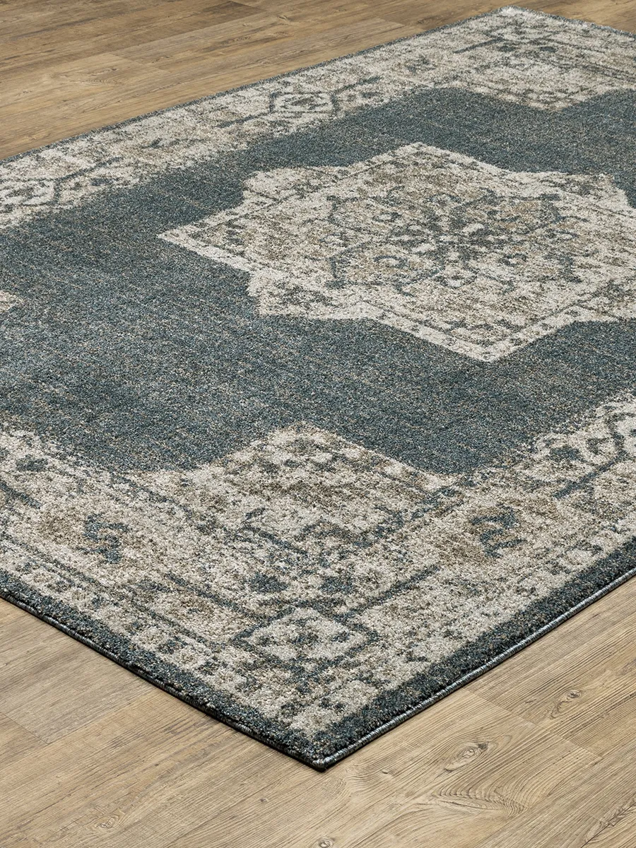 Alton 6'7" x 9'6" Blue Rug