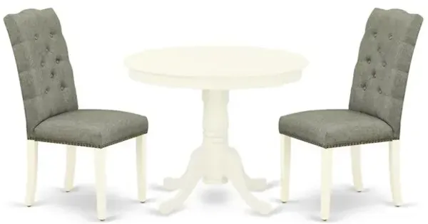 Dining Room Set Linen White