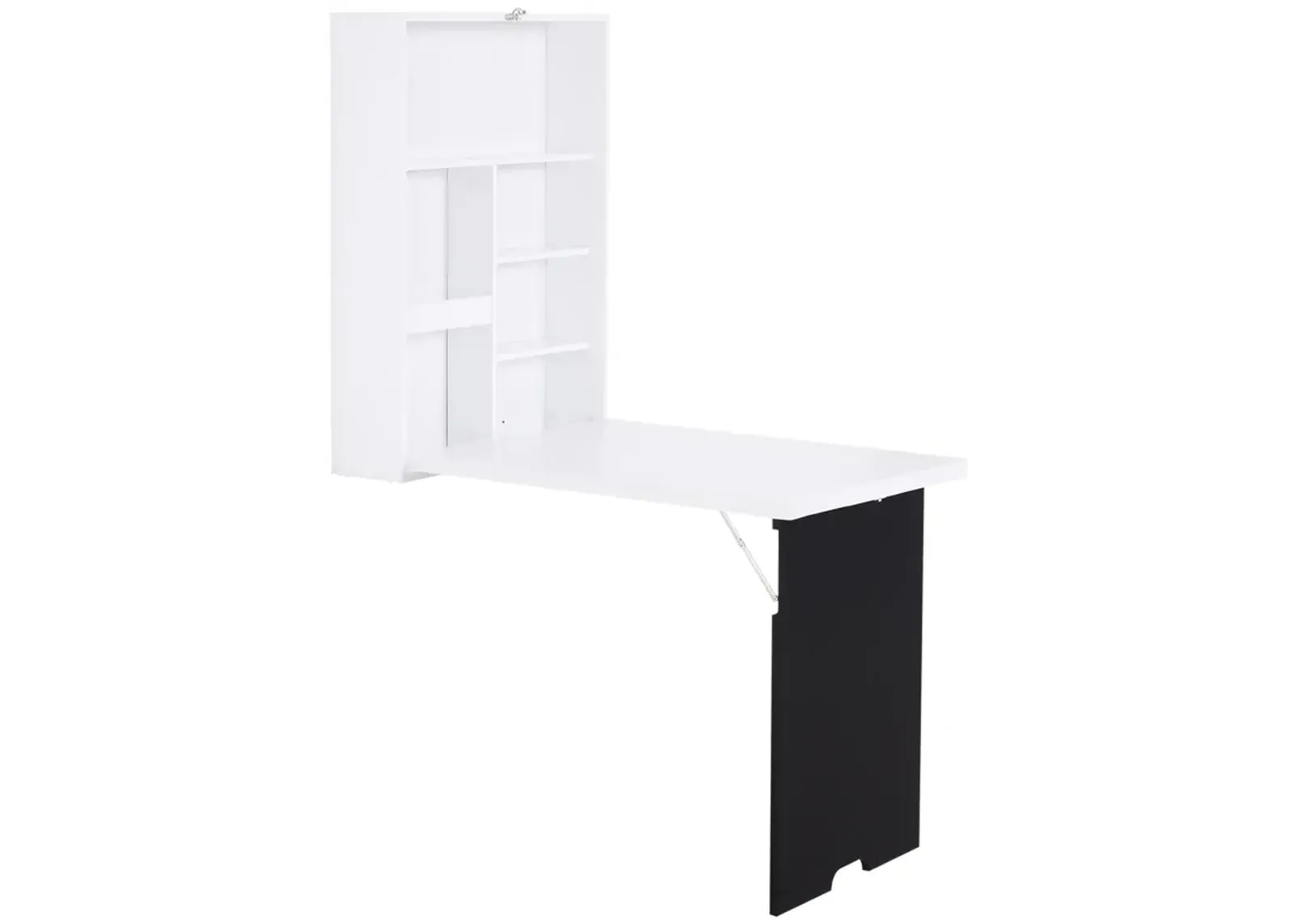 Multi-Tier Corner Computer Desk Writing Table for Home & Office, Natural