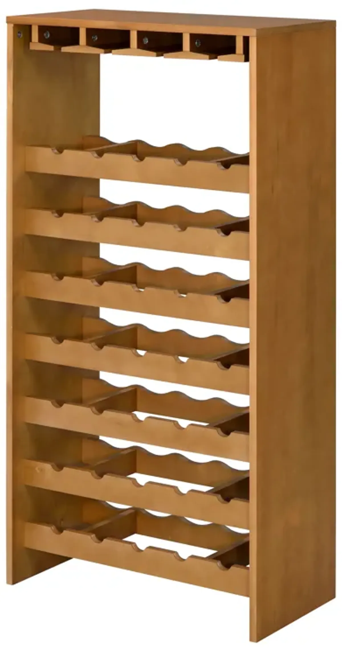 ACME Hanzi Wine Cabinet, Oak Finish