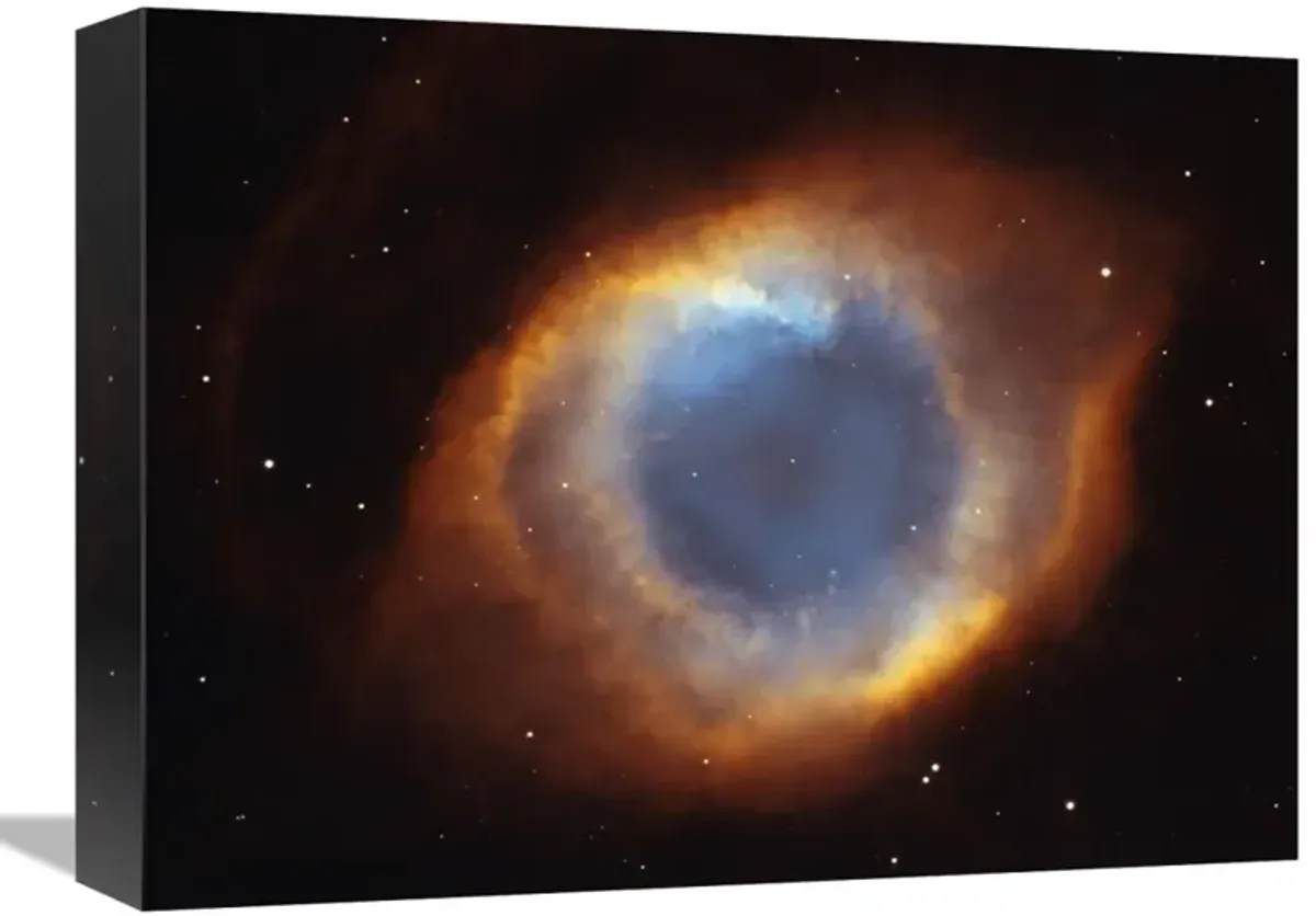 Helix Nebula -  a Gaseous Envelope Expelled By a Dying Star-Canvas Art-16x12