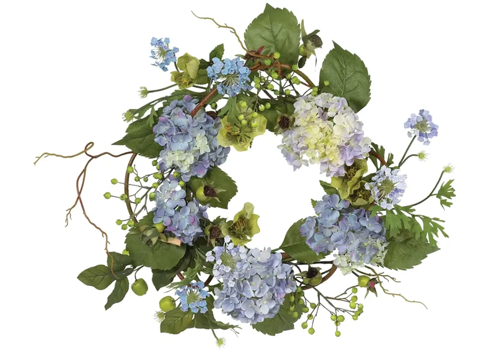 HomPlanti 20" Hydrangea Wreath