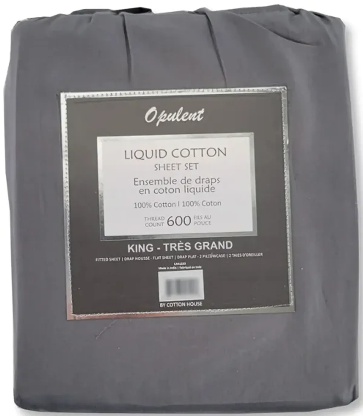 Cotton House - Liquid Cotton Sheet Set, 600 Thread Count.