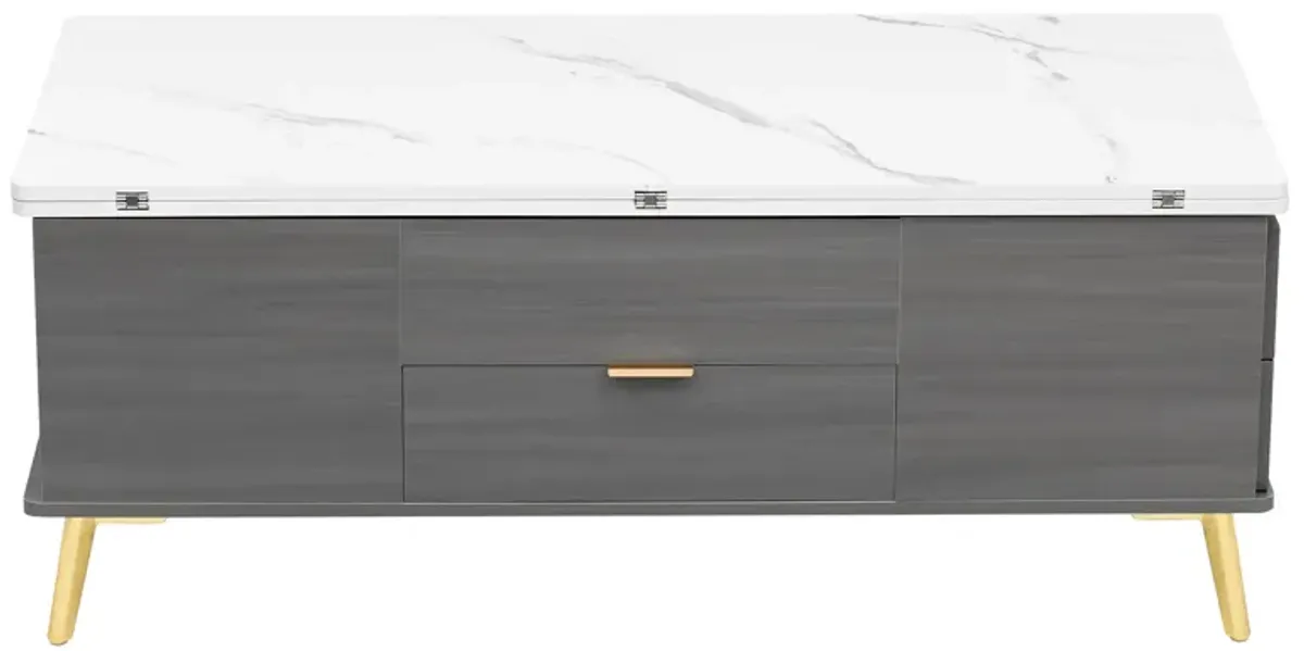 Merax Modern Lift Top Coffee Table with Drawer