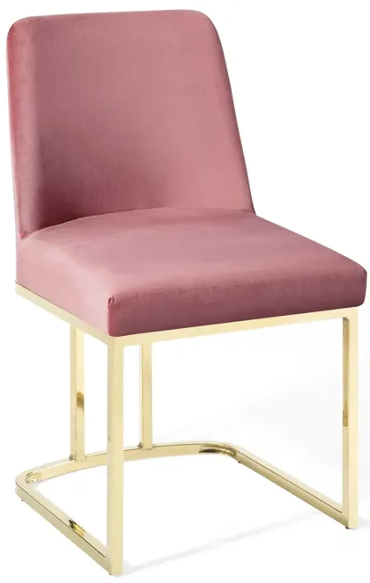 Amplify Sled Base Performance Velvet Dining Side Chair