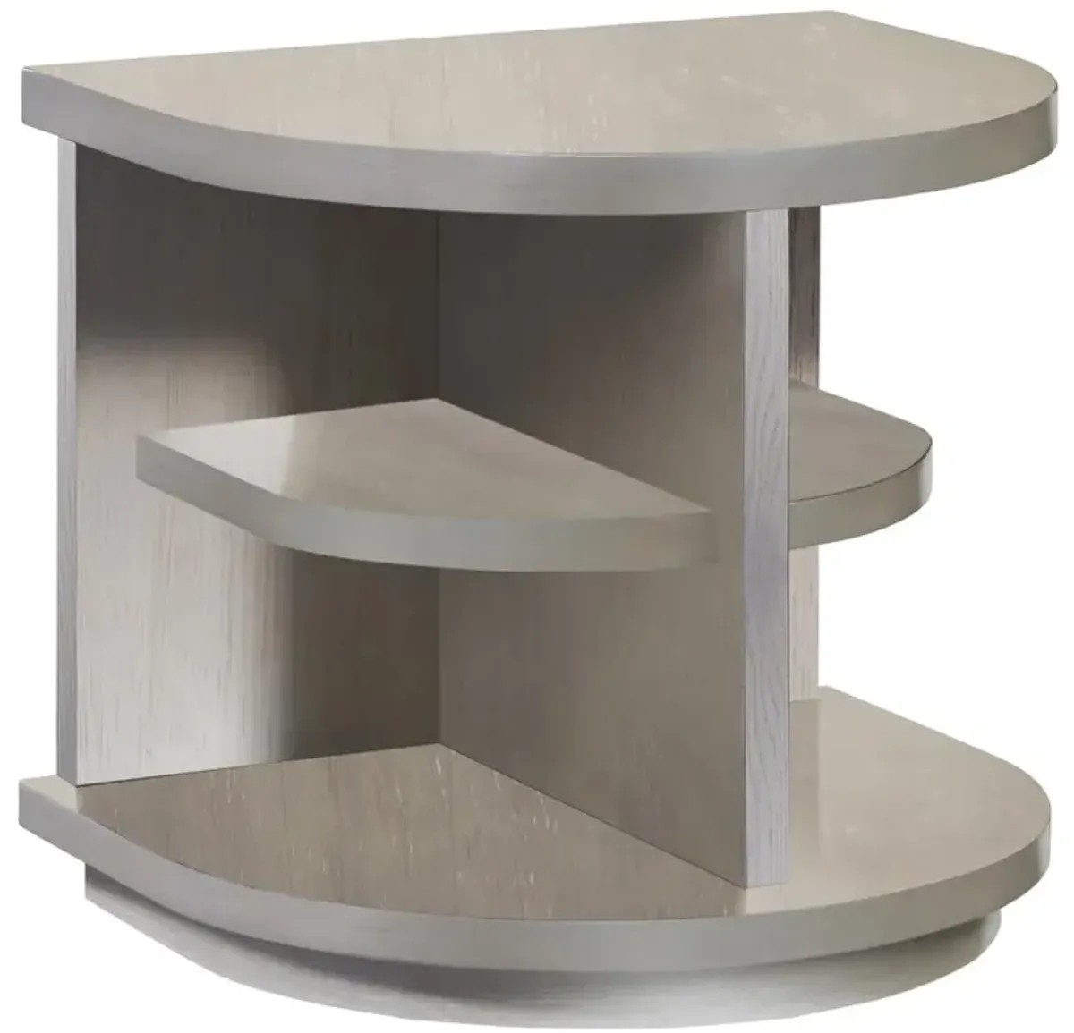 Gorgeous Pearlized Gray finish - End Table