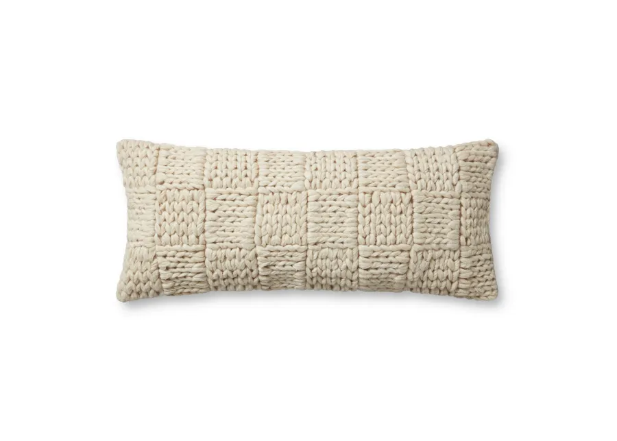 Avery PMH0061 Natural 13''x35'' Down Pillow by Magnolia Home by Joanna Gaines x Loloi