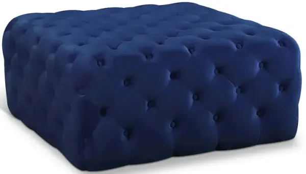 Meridian Furniture Ariel Velvet Ottoman/Bench