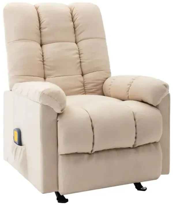 Recliner Cream Fabric
