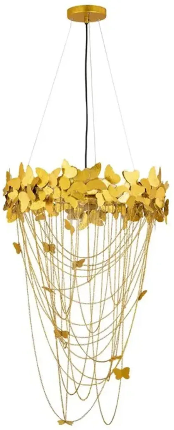 Belen Kox Golden Butterfly Chandelier, Belen Kox