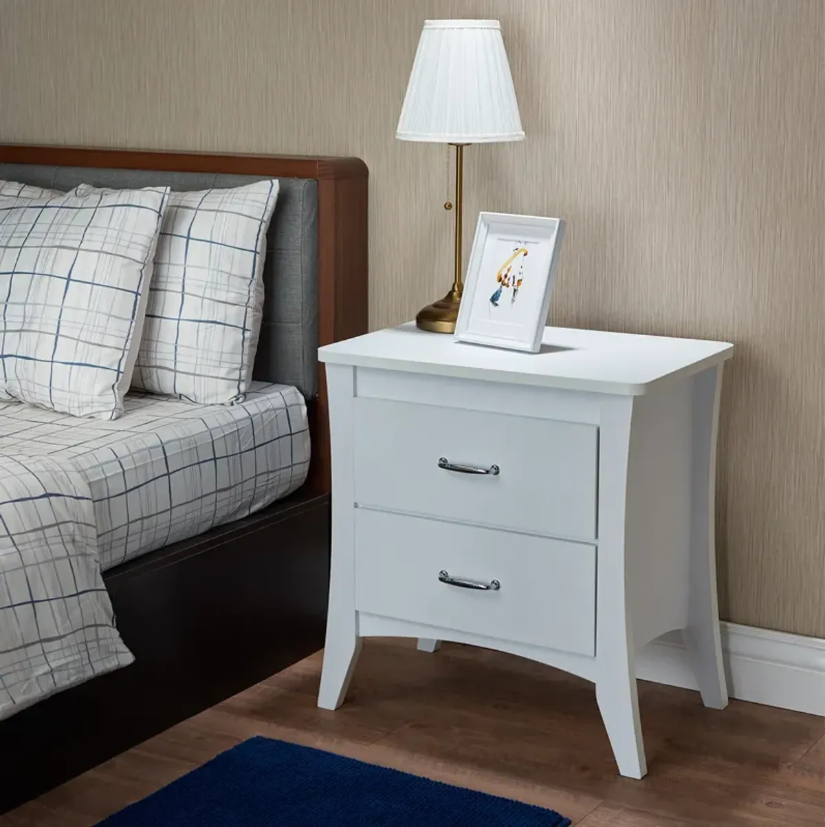 ACME Babb Accent Table, White