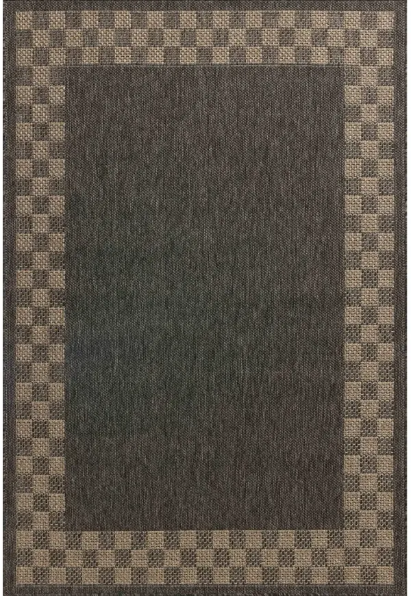 Providence Charcoal/Natural 2'3"x7'7" Runner Rug