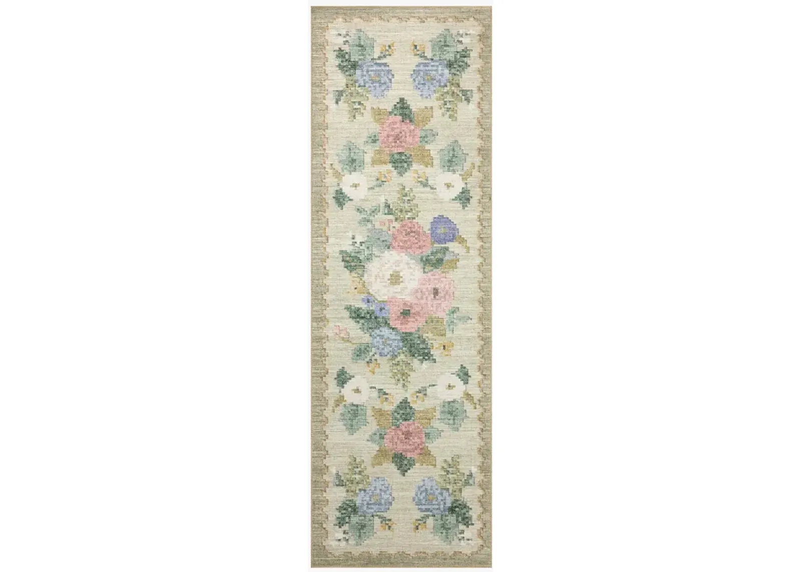 Rosa RSA-02 Cream 2''6" x 7''6" Rug by Rifle Paper Co.