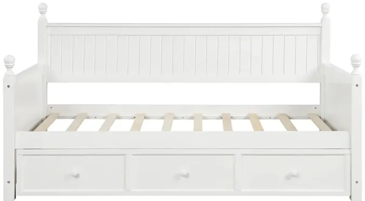 Merax Wood Daybed with Three Drawers