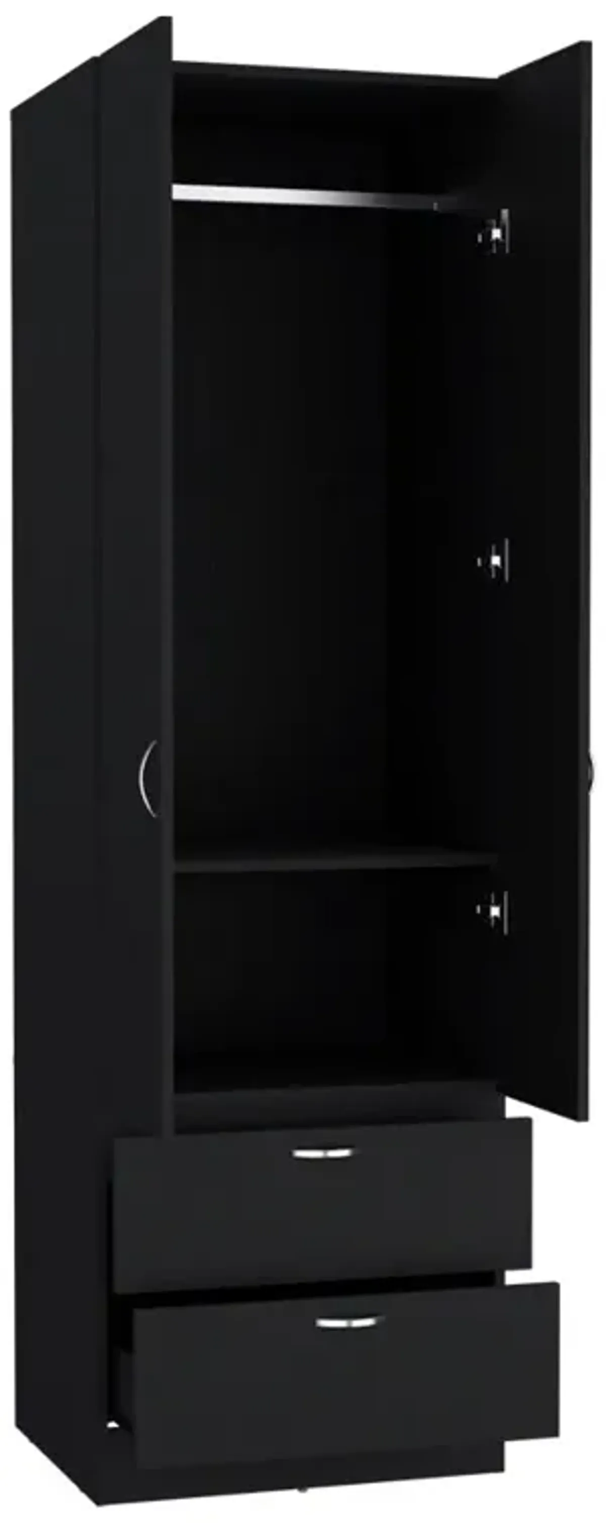 Armoire Marlton, Bedroom, Black