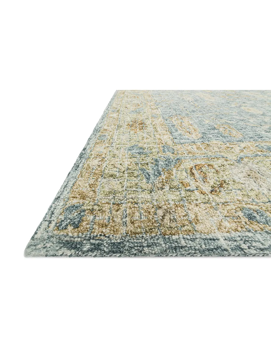 Julian JI05 Blue/Gold 7'9" x 9'9" Rug