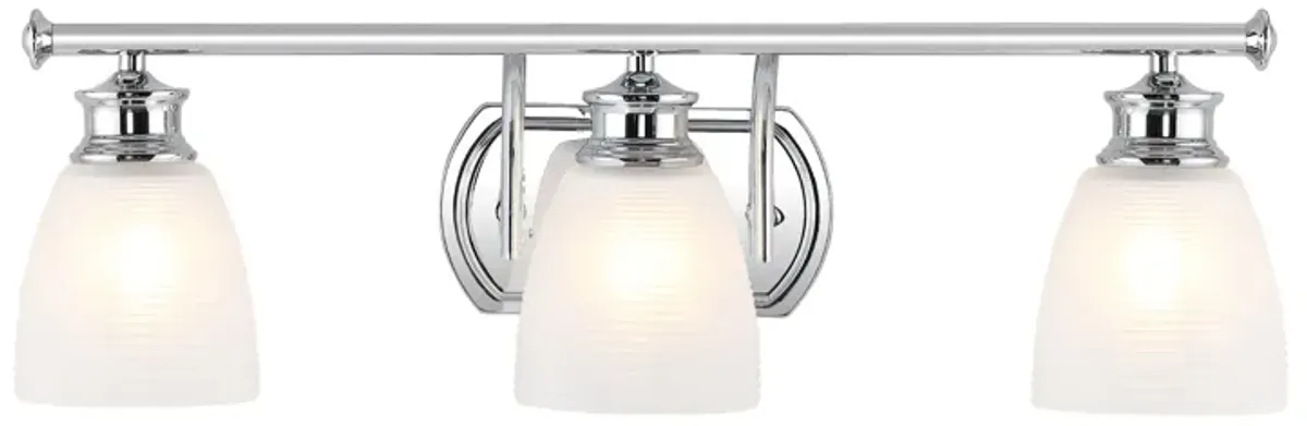 Beverly Metal/Glass Contemporary Modern LED Vanity Light