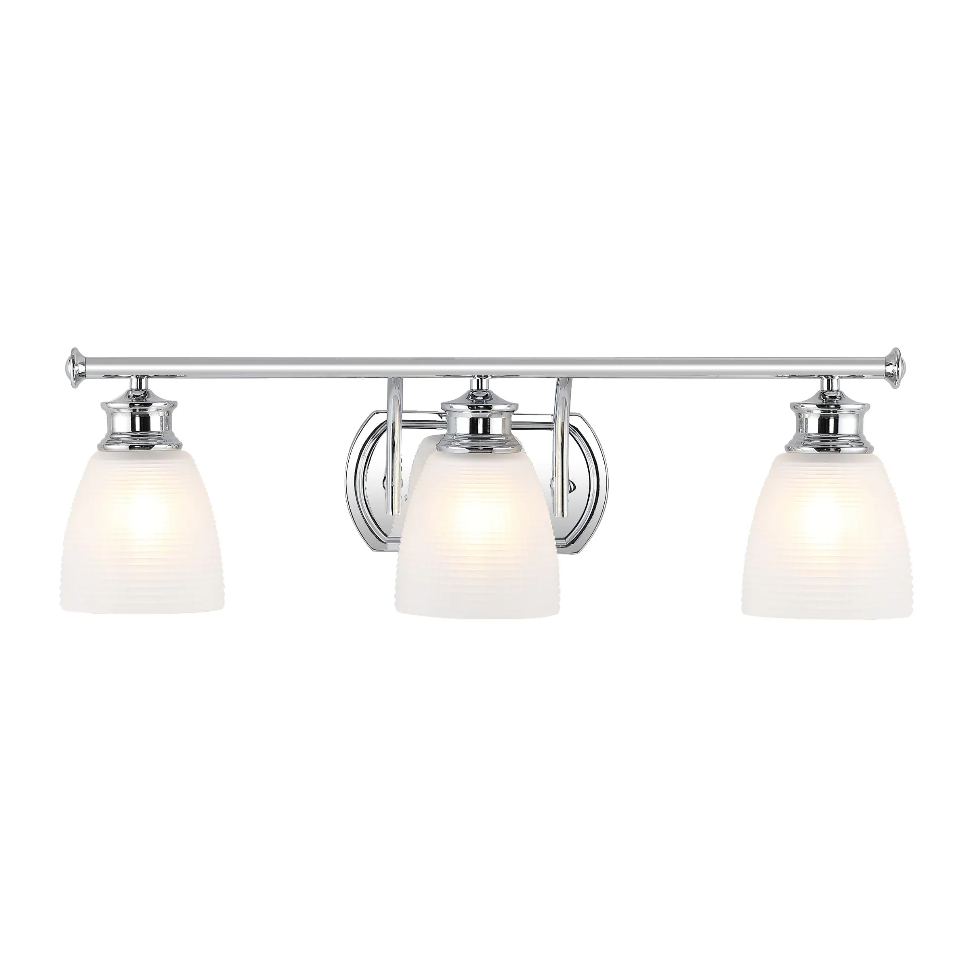 Beverly Metal/Glass Contemporary Modern LED Vanity Light