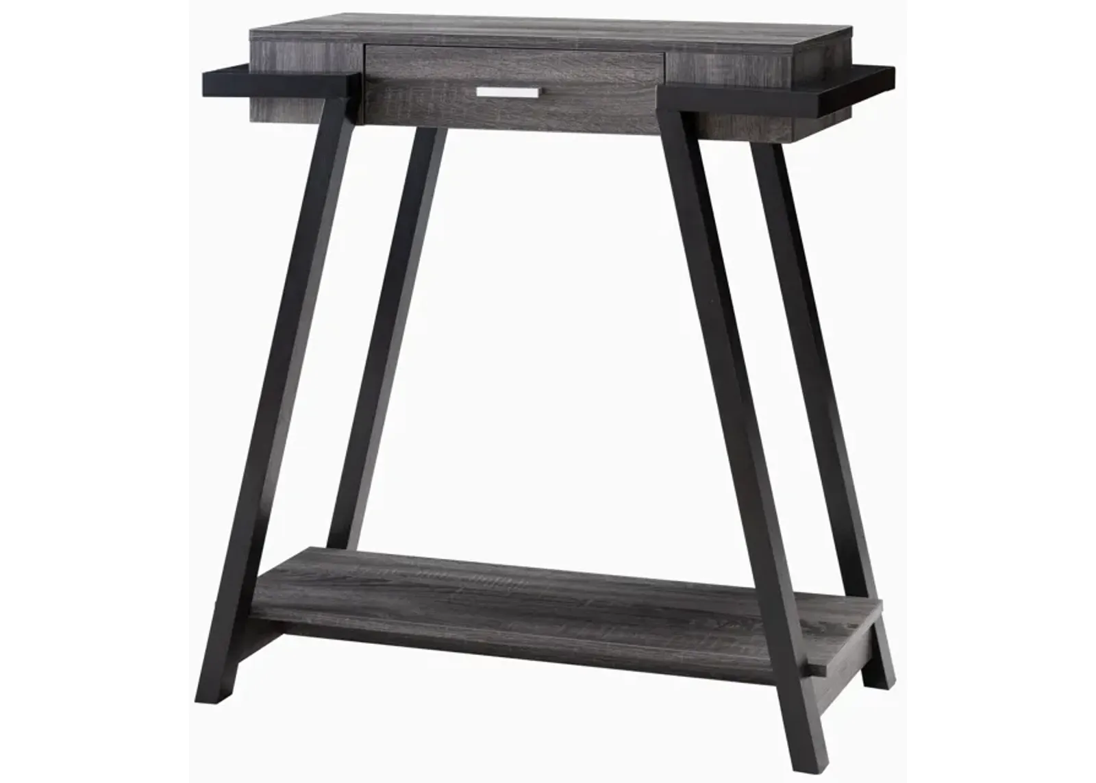 Console Distressed Grey Black