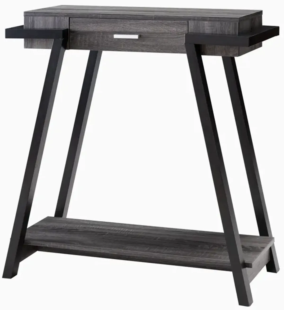 Console Distressed Grey Black