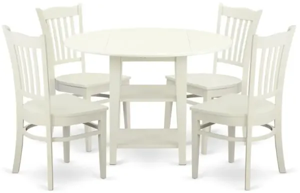 Dining Room Set Linen White