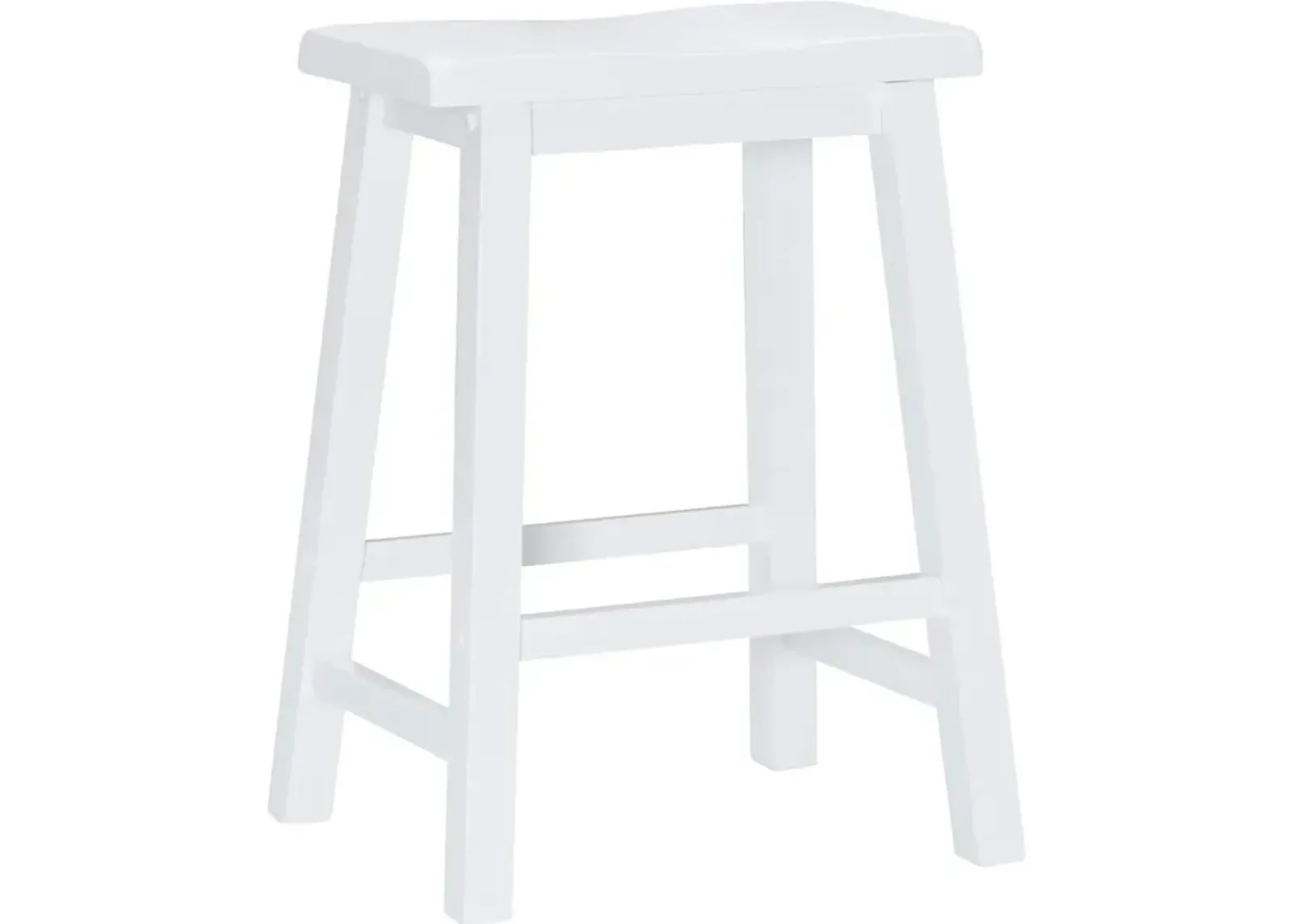 Powell Color Story White Counter Stool