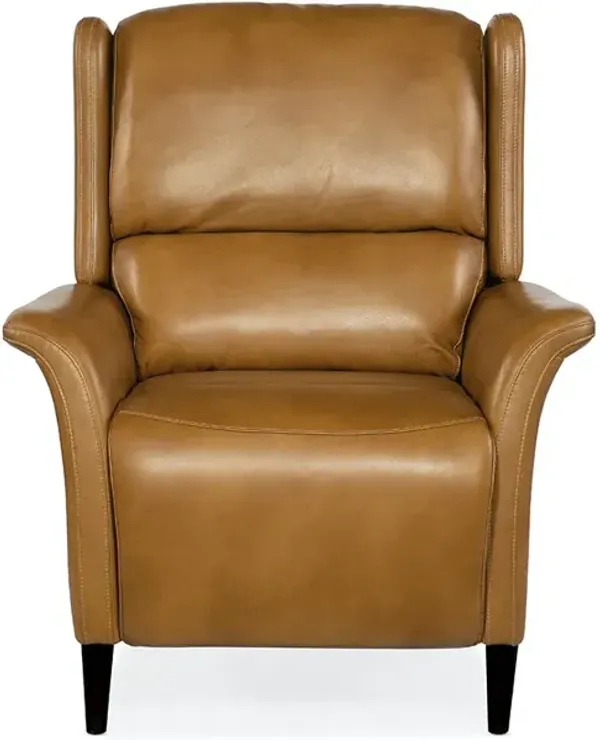 Deacon Leather Power Recliner in Camel
